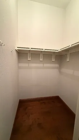 a view of a room with closet