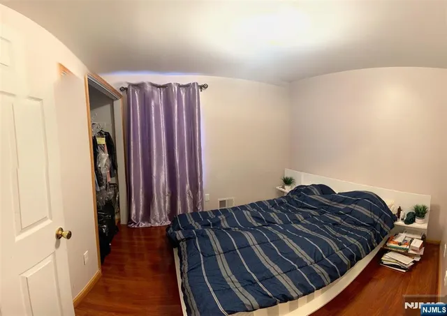 a view of a bedroom