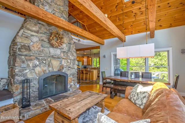 a view of balcony with furniture