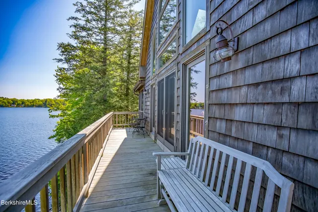 a view of an outdoor area and a lake view