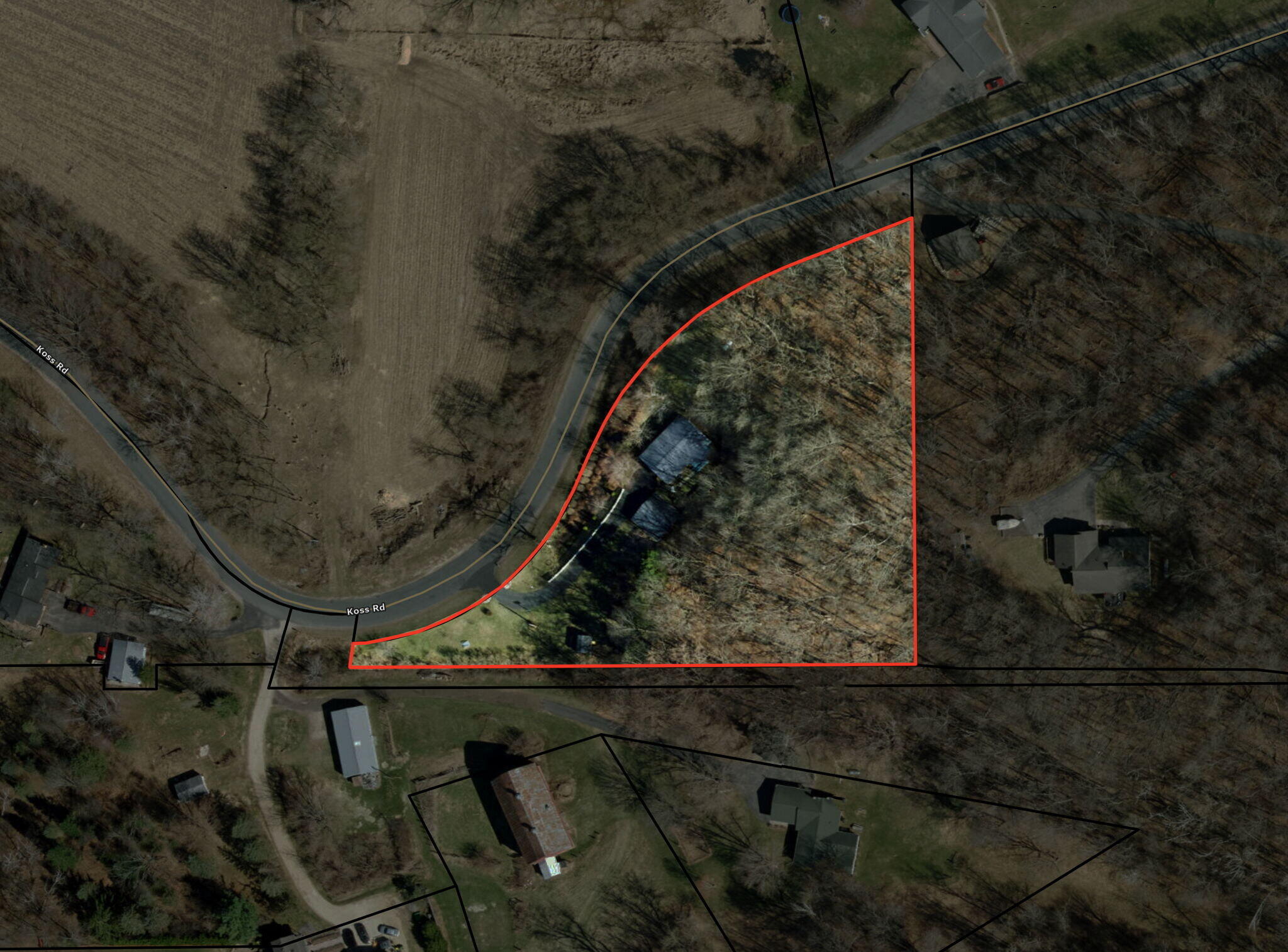 W5751 Koss Road Onalaska, WI 54650 - Photo 31 of 31 Estimated Lot Lines