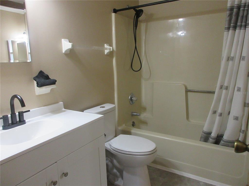 2601 Southeast 175th Terrace Road Silver Springs, FL 34488 - Photo 38 of 87 a bathroom with a sink a toilet and shower