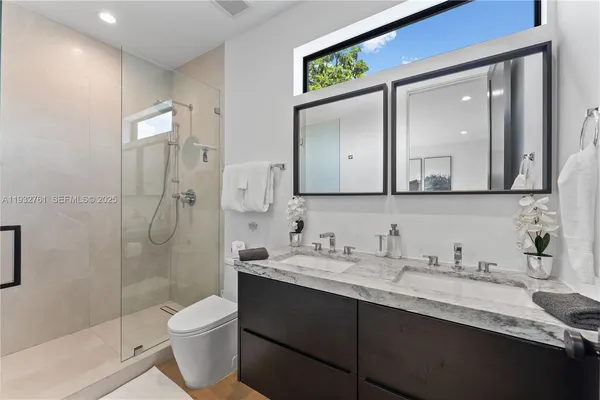 a view of a entryway with wooden floor