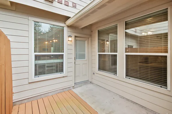 a view of house exterior with open window