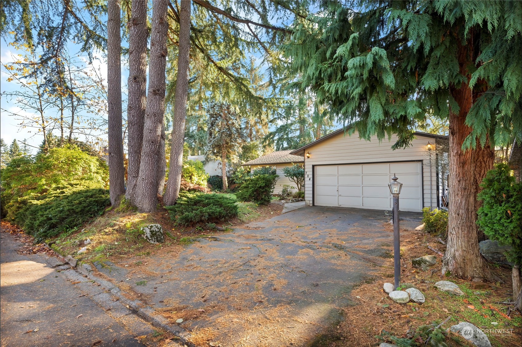 704 221st Street Southwest Bothell, WA 98021 - Photo 21 of 21 a view of a house with large trees and a yard