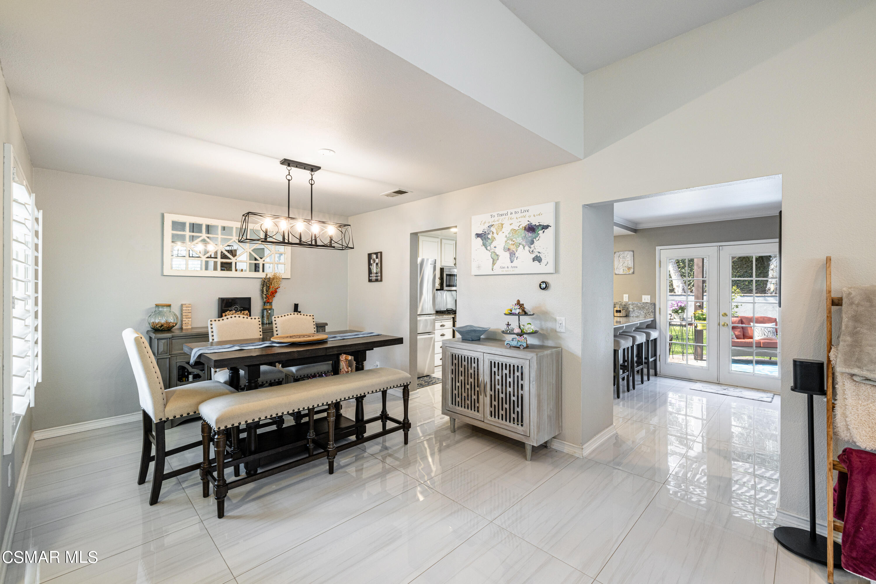 2087 Chenault Place Simi Valley, CA 93065 - Photo 11 of 36 a living room with furniture a dining table and chairs with wooden floor
