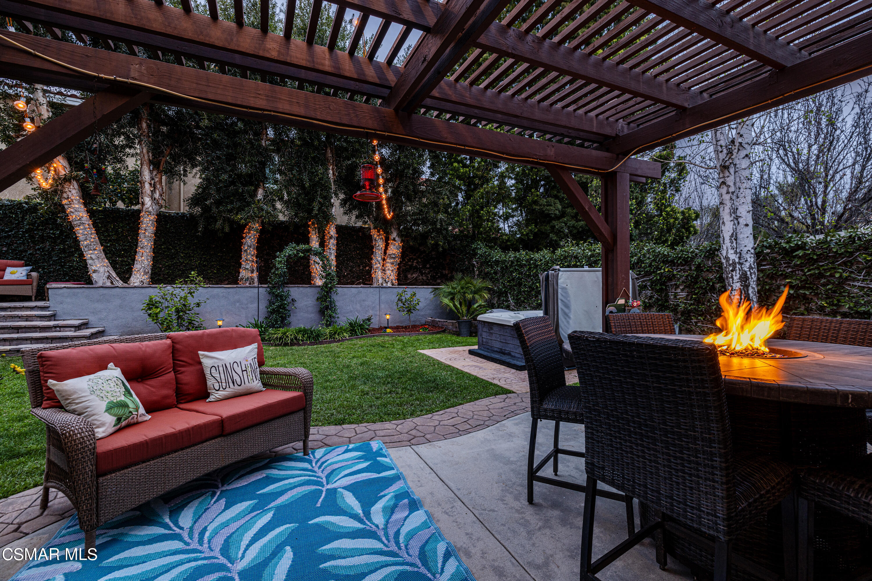 2087 Chenault Place Simi Valley, CA 93065 - Photo 28 of 36 a view of a sitting area in back yard of a house