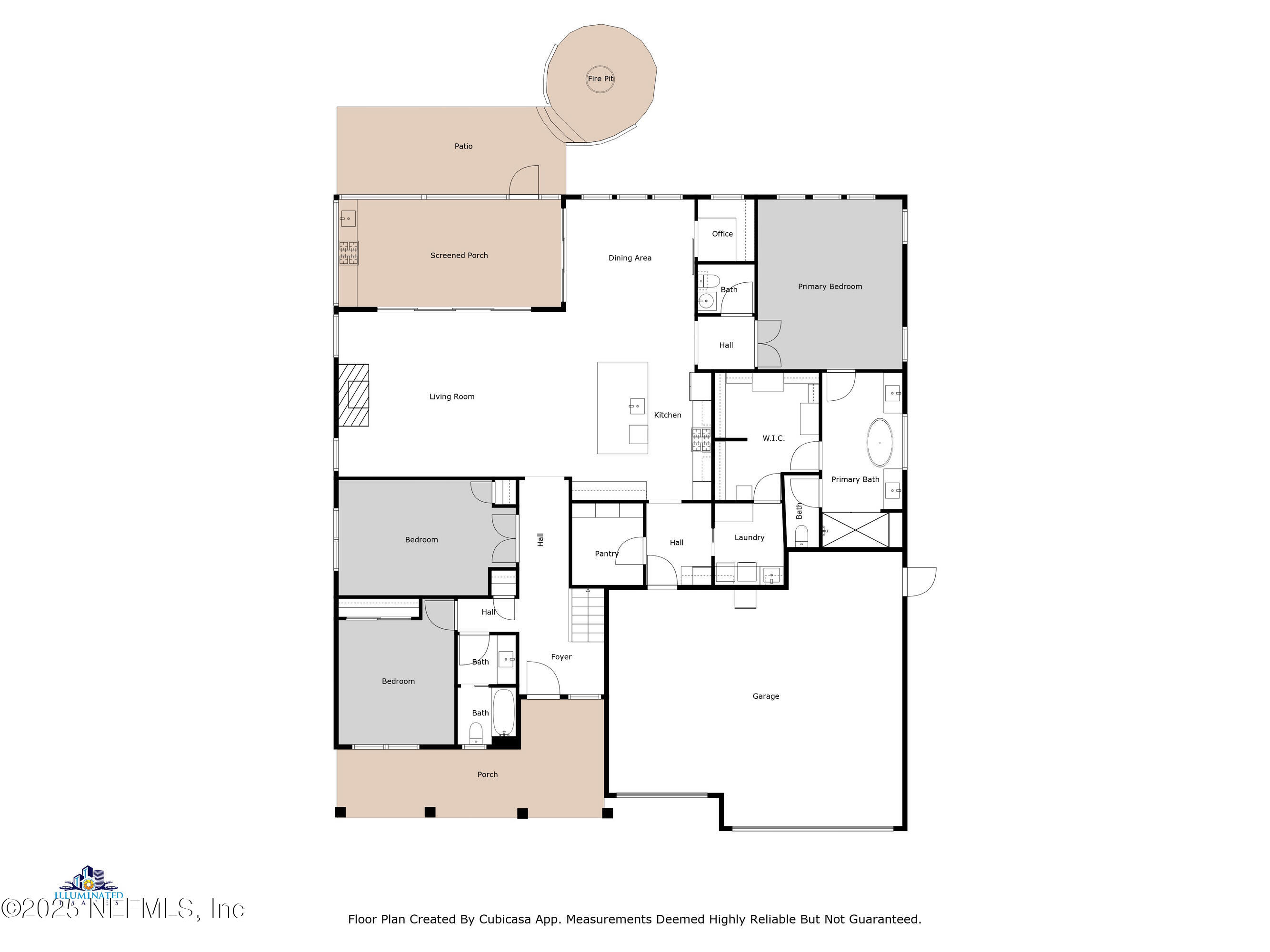 295 Seahill Drive St. Augustine, FL 32092 - Photo 84 of 101 a picture of floor plan