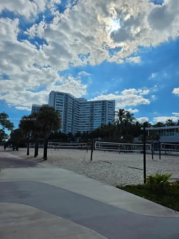 a view of an ocean beach