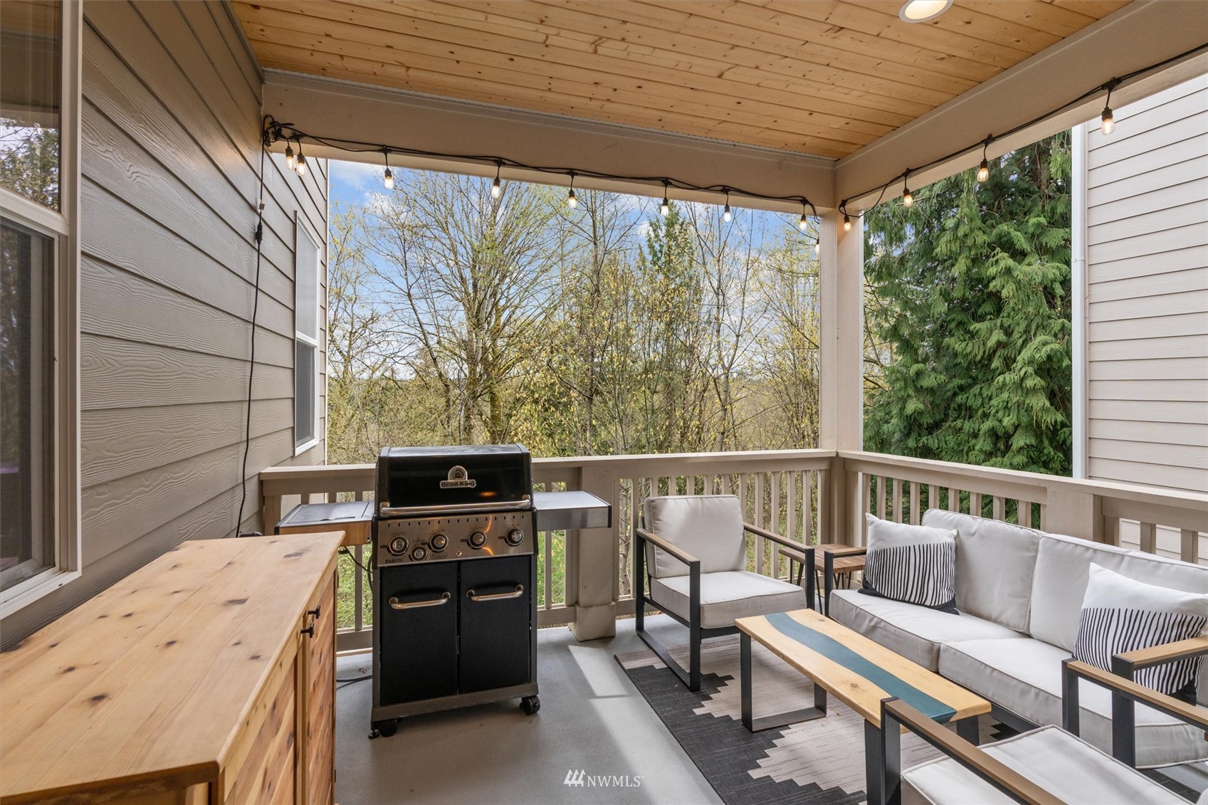 18307 3rd Drive Southeast Bothell, WA 98012 - Photo 12 of 40 a view of a balcony with furniture and front door