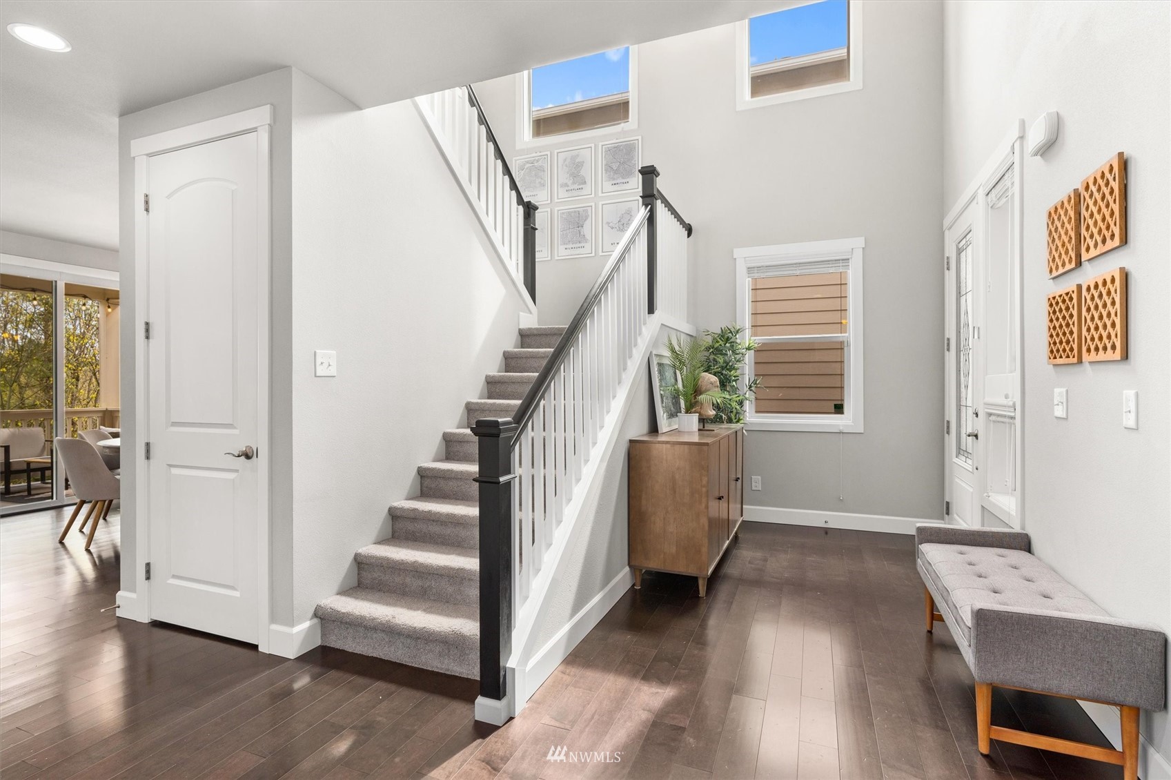 18307 3rd Drive Southeast Bothell, WA 98012 - Photo 15 of 40 a view of entryway with wooden floor and stairs