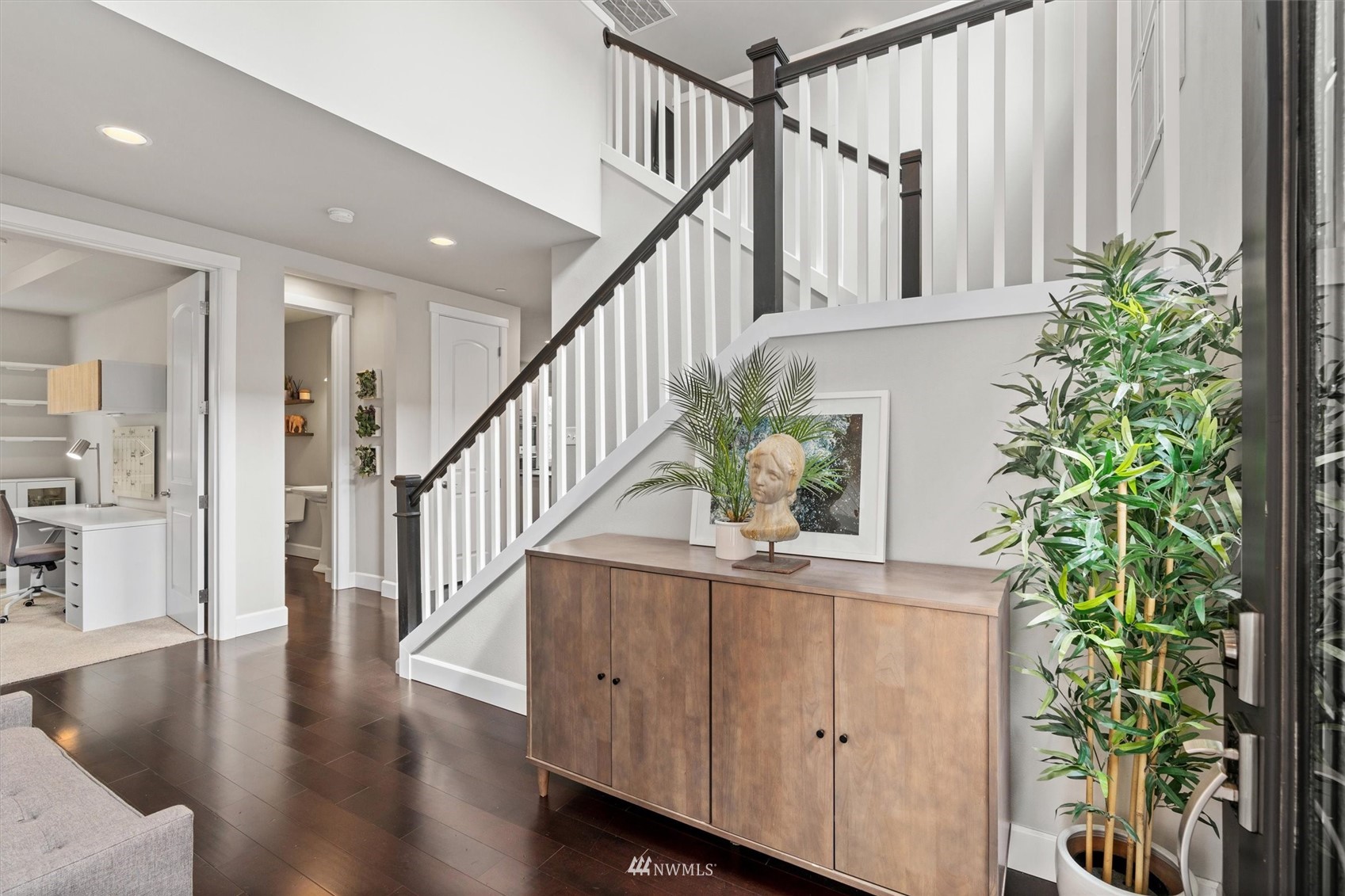 18307 3rd Drive Southeast Bothell, WA 98012 - Photo 3 of 40 a view interior of a house with wooden floor and plants
