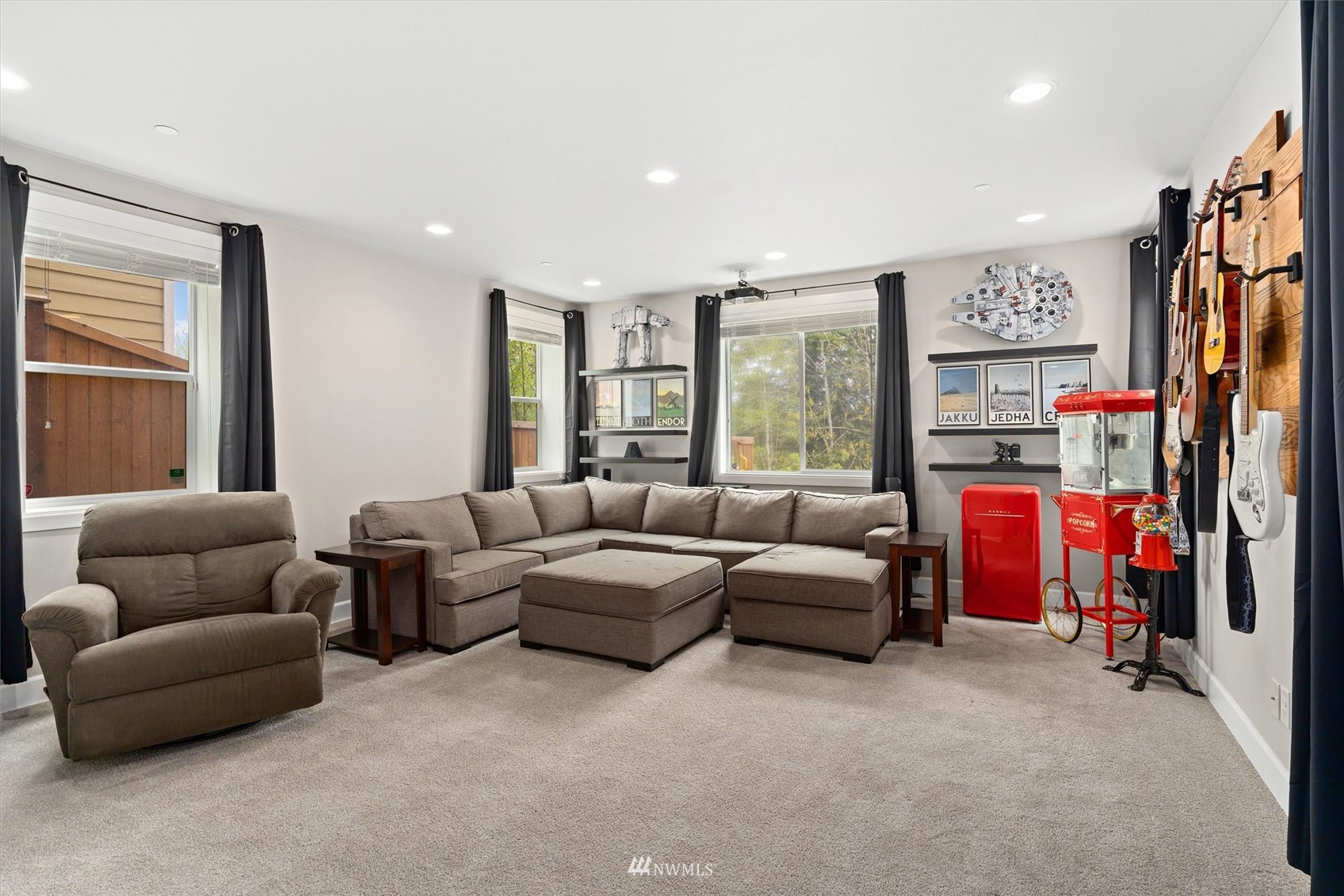 18307 3rd Drive Southeast Bothell, WA 98012 - Photo 34 of 40 a living room with furniture and a flat screen tv