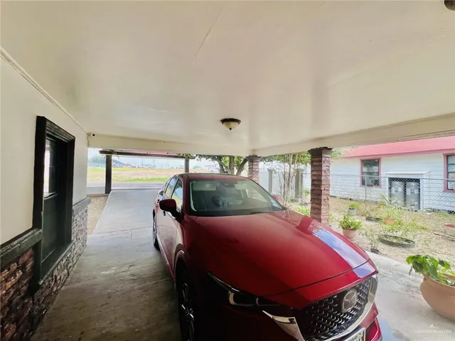 a car parked on the side of the road