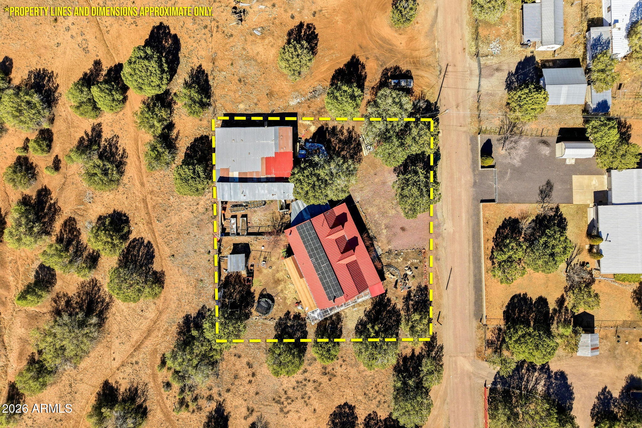 5 Western Avenue Outside Arizona, undefined 87830 - Photo 31 of 42 AERIAL BOUNDARIES