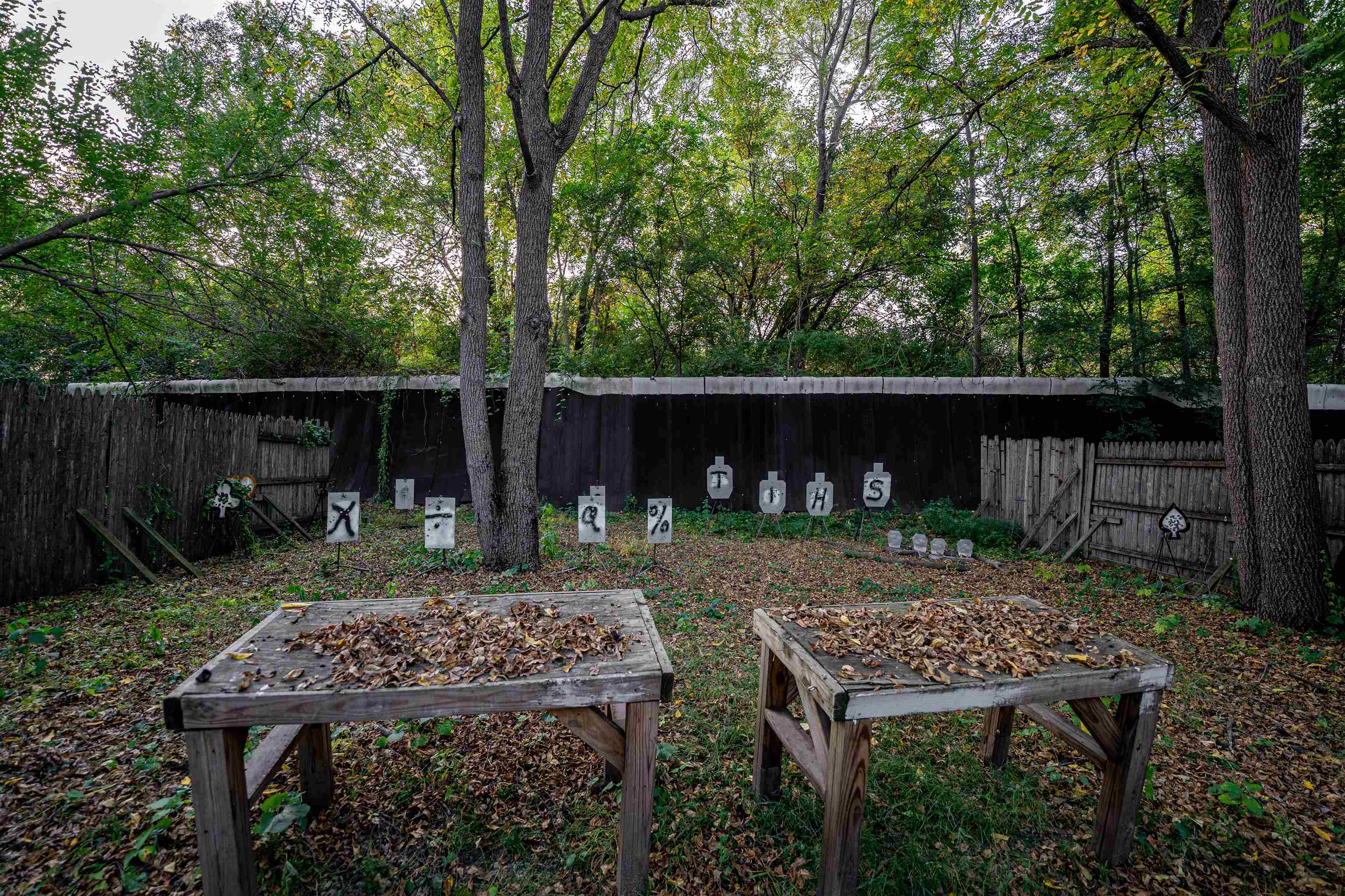 0 Telegraph Road Pecatonica, IL 61063 - Photo 51 of 56 a wooden talbe and chairs sitting in the middle of the backyard