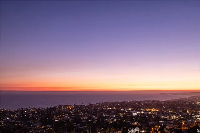 a view of city and mountain