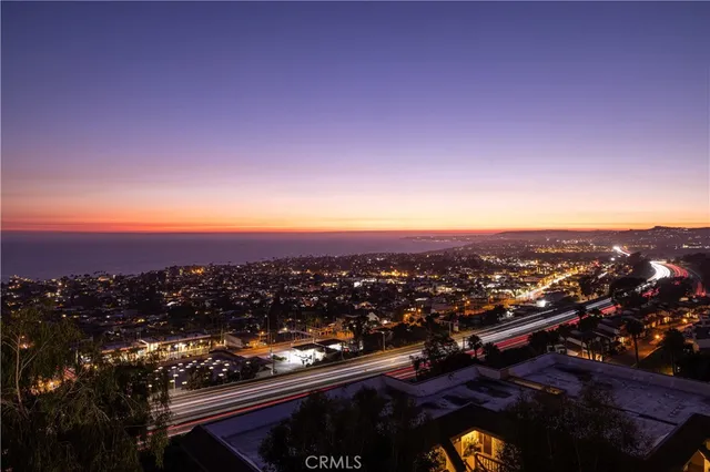 a view of city from balcony