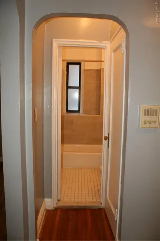 a view of front door with a door