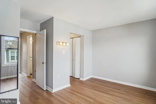 wooden floor in an empty room