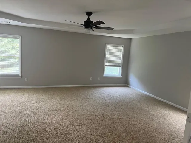 a view of a livingroom with a window