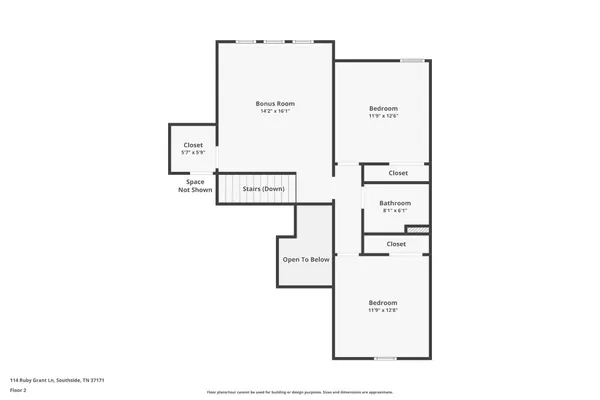 $534,900 | 114 Ruby Grant Lane, Southside, TN 37171