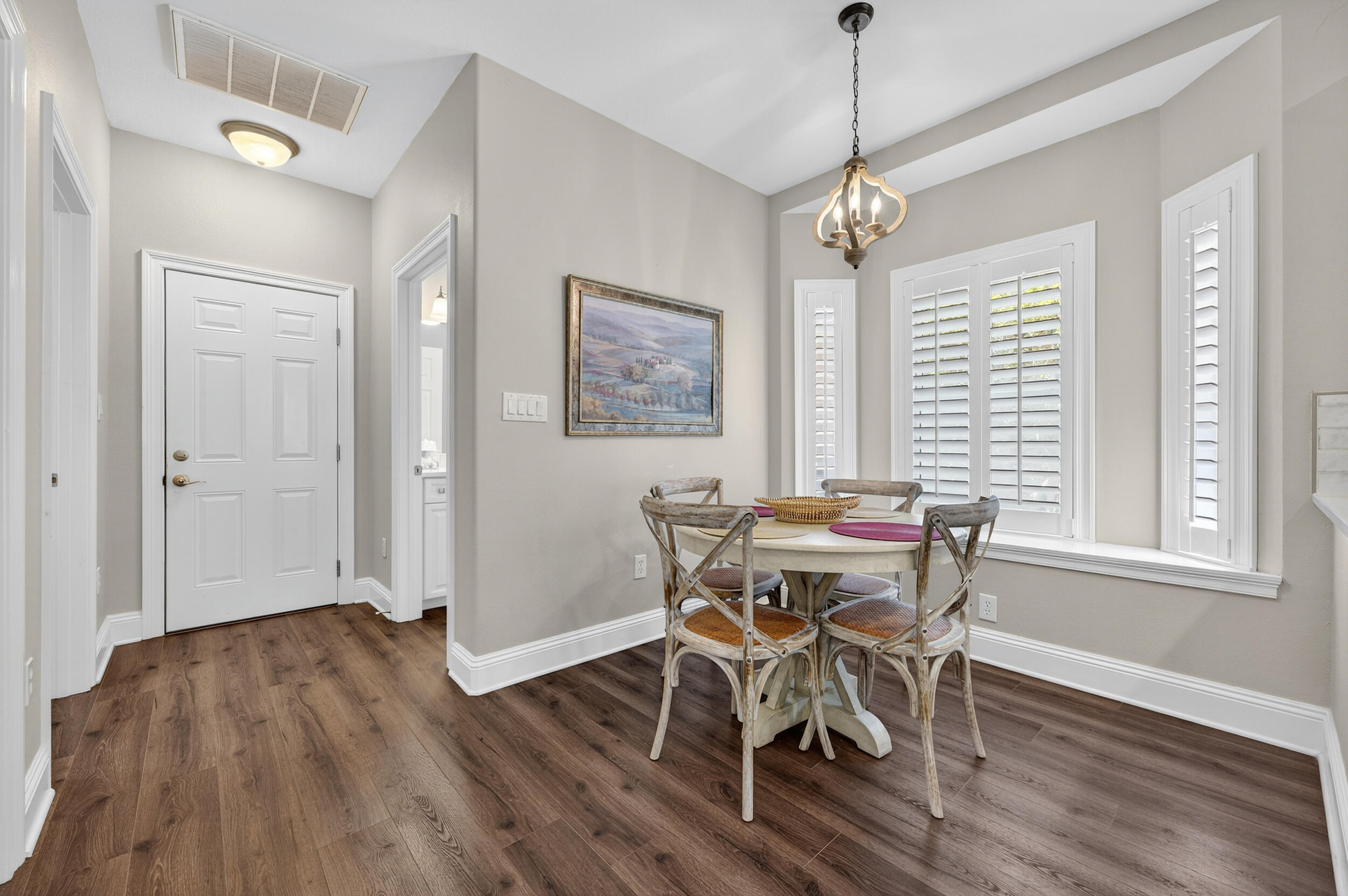 298 Ketch Court Destin, FL 32541 - Photo 25 of 79 a view of a dining room with furniture window and wooden floor