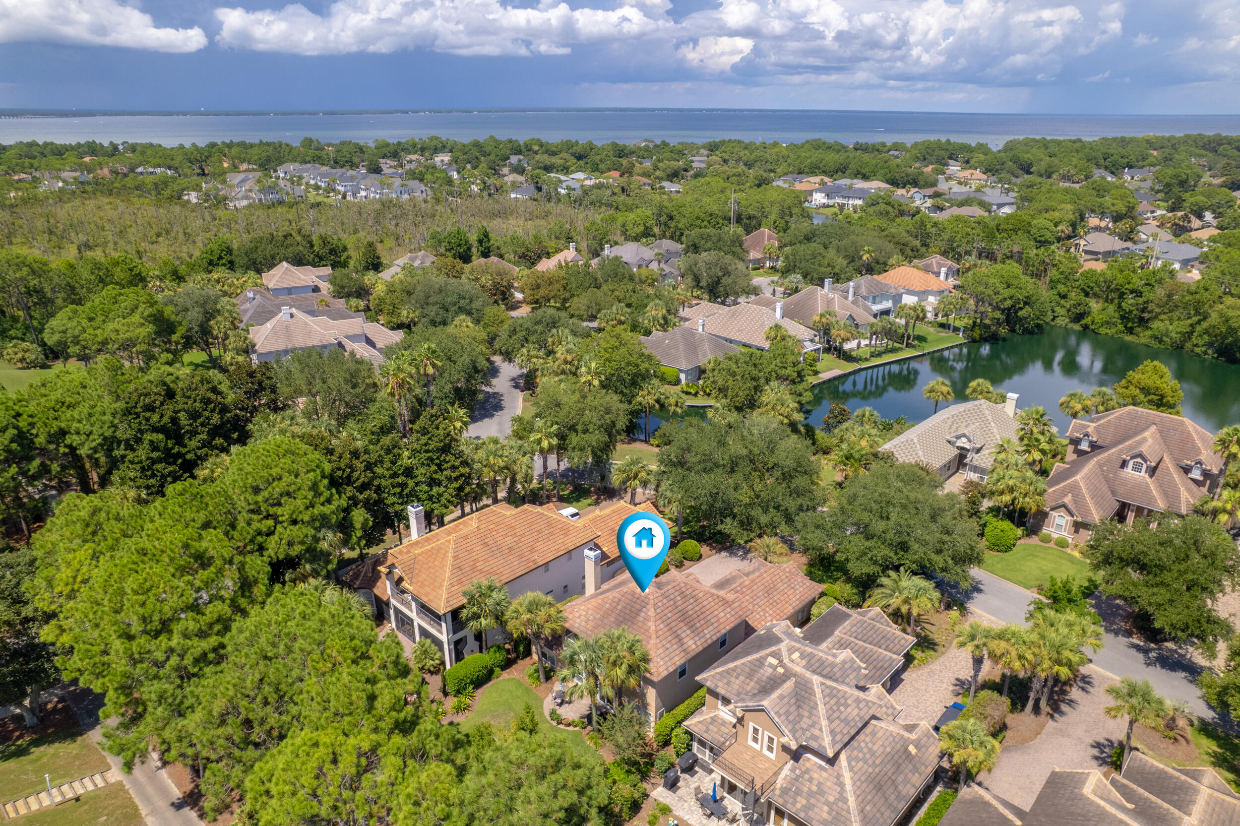 298 Ketch Court Destin, FL 32541 - Photo 73 of 79 an aerial view of a city