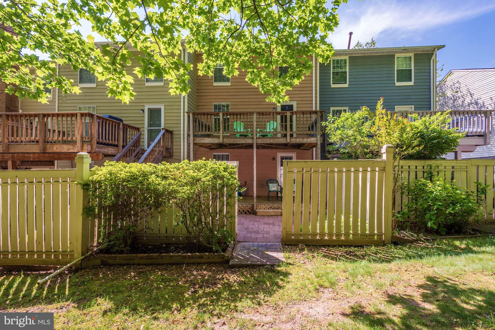 1501 Autumn Ridge Circle Reston, VA 20194 - Photo 21 of 22 Fully fenced-in rear yard w/gate to walking path
