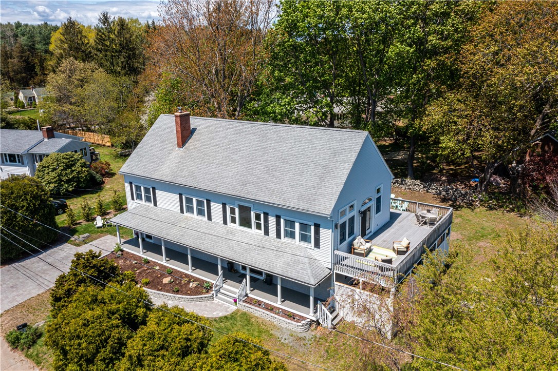 22 Highland Road North Kingstown, RI 02874 - Photo 3 of 24 Seasonal water views are enjoyed from the upper deck