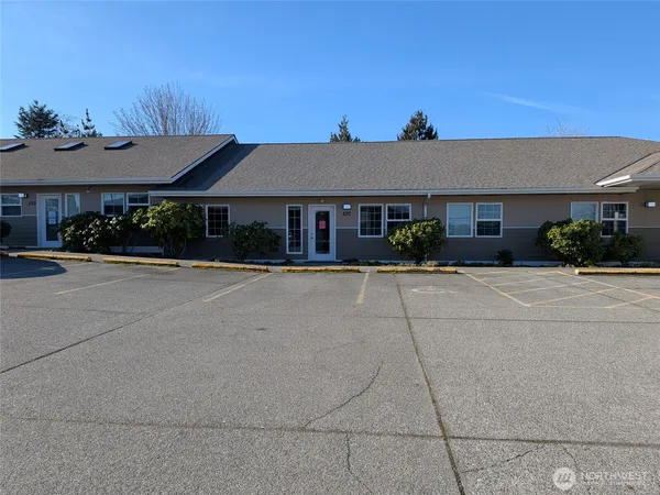 front view of a house with a street