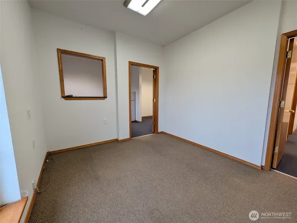 a view of an empty room