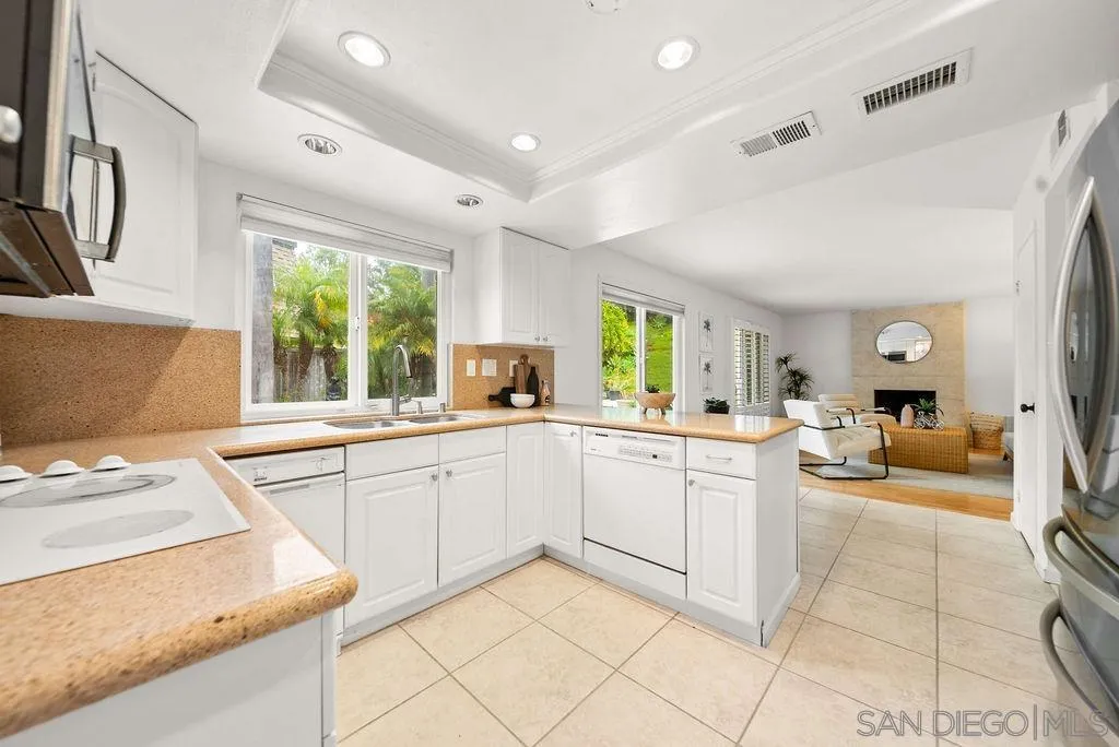 2210 Valley Road Oceanside, CA 92056 - Photo 8 of 45 a kitchen with a sink and white cabinets