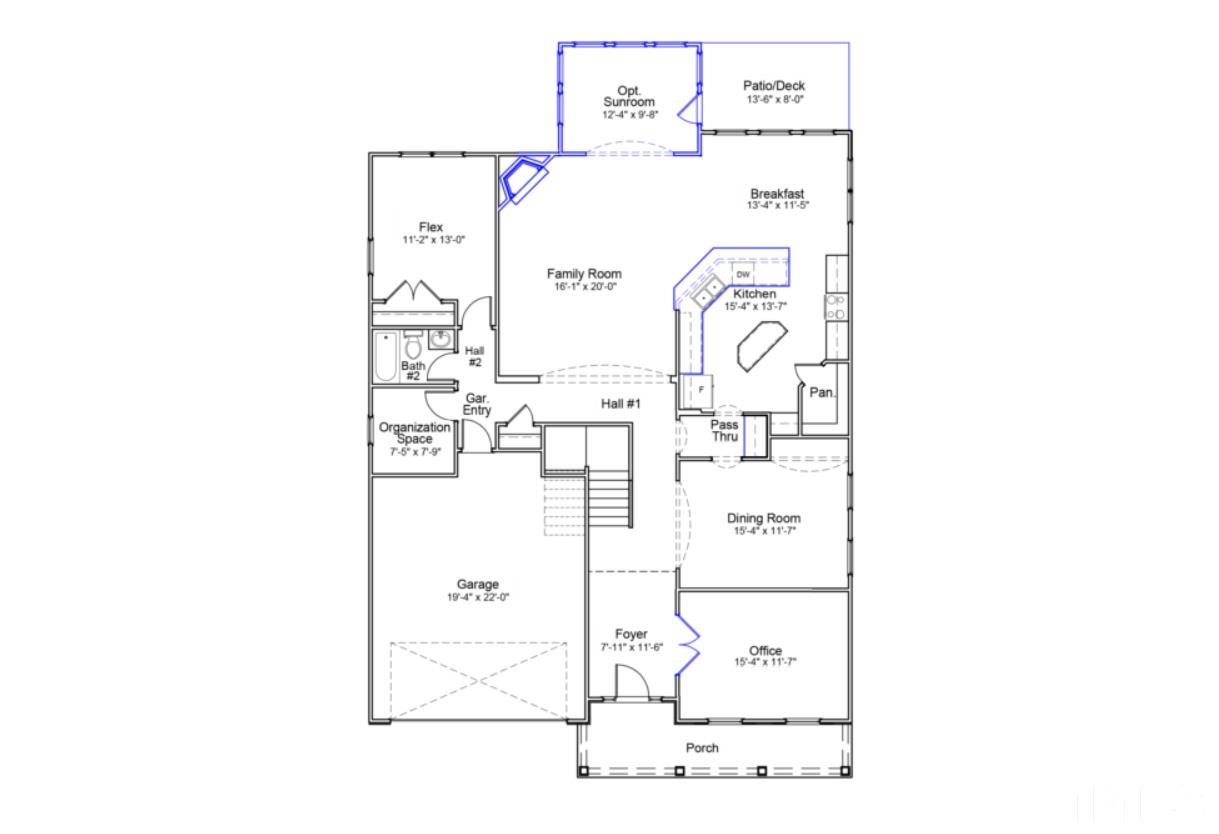 3 Oak Branch Trail Garner, NC 27529 - Photo 2 of 4 a picture of a bench in front of a door