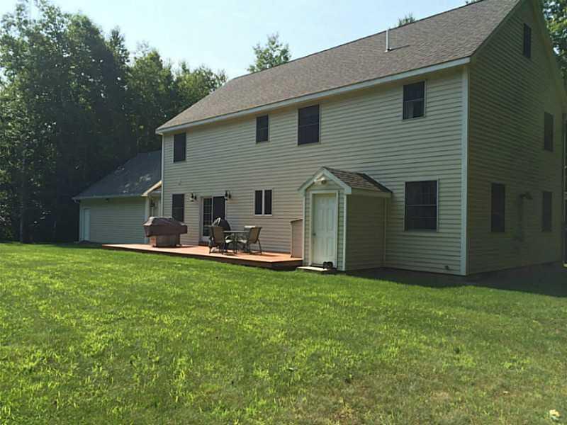 195 White Road Bowdoinham, ME 04008 - Photo 2 of 35 Exterior Back. Great deck