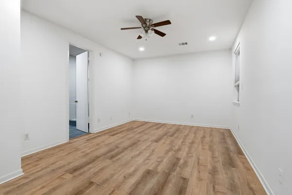 wooden floor in an empty room