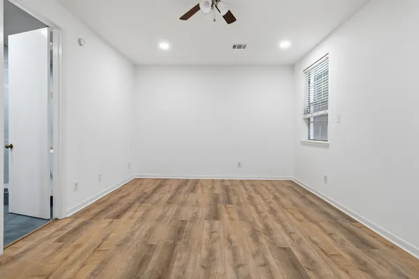 wooden floor in an empty room