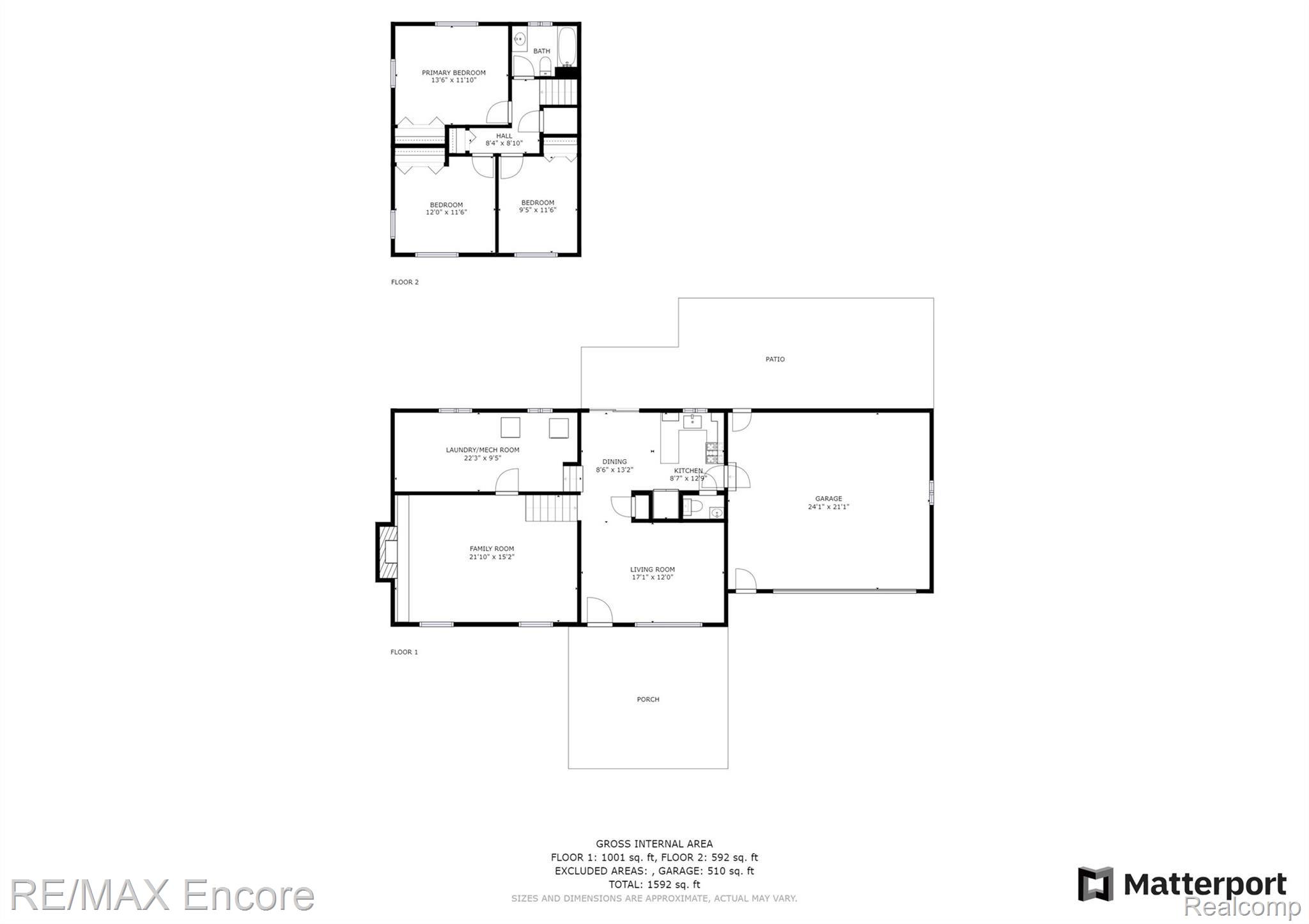 8170 South Merrill Road St. Charles, MI 48655 - Photo 63 of 63 8170 Merrill floor plan.jpg