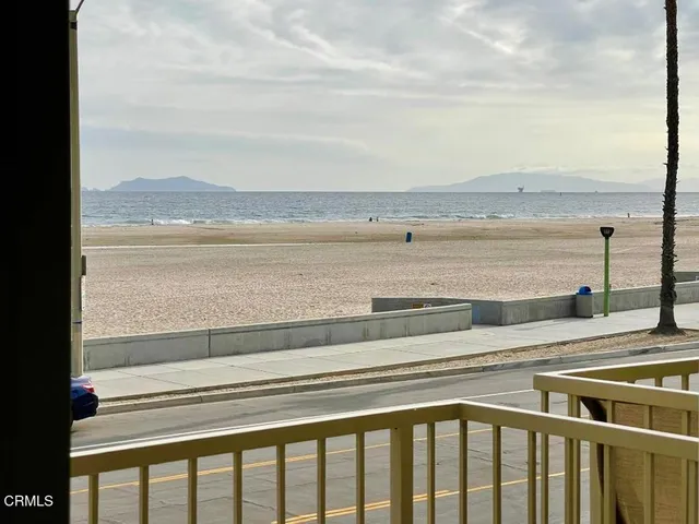 a view of a building from a balcony