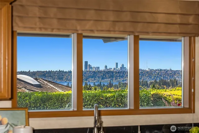 a view of a patio with a table chairs and a patio
