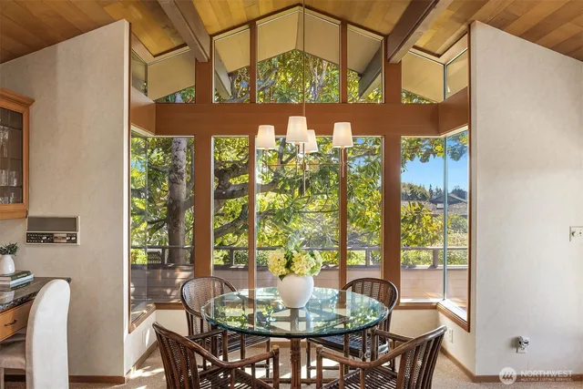 a view of a chairs and table in the terrace