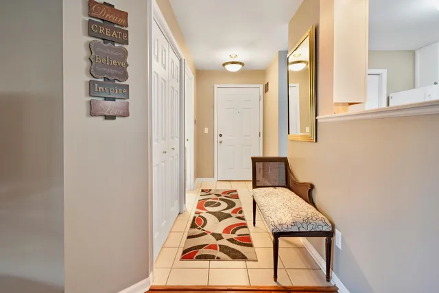 a very nice looking room with a large window