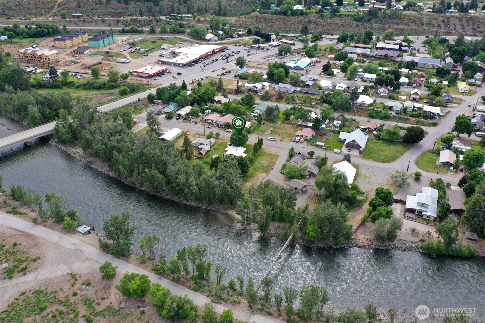 518 Bridge Street Twisp, WA 98856 - Photo 1 of 40 an aerial view of multiple house