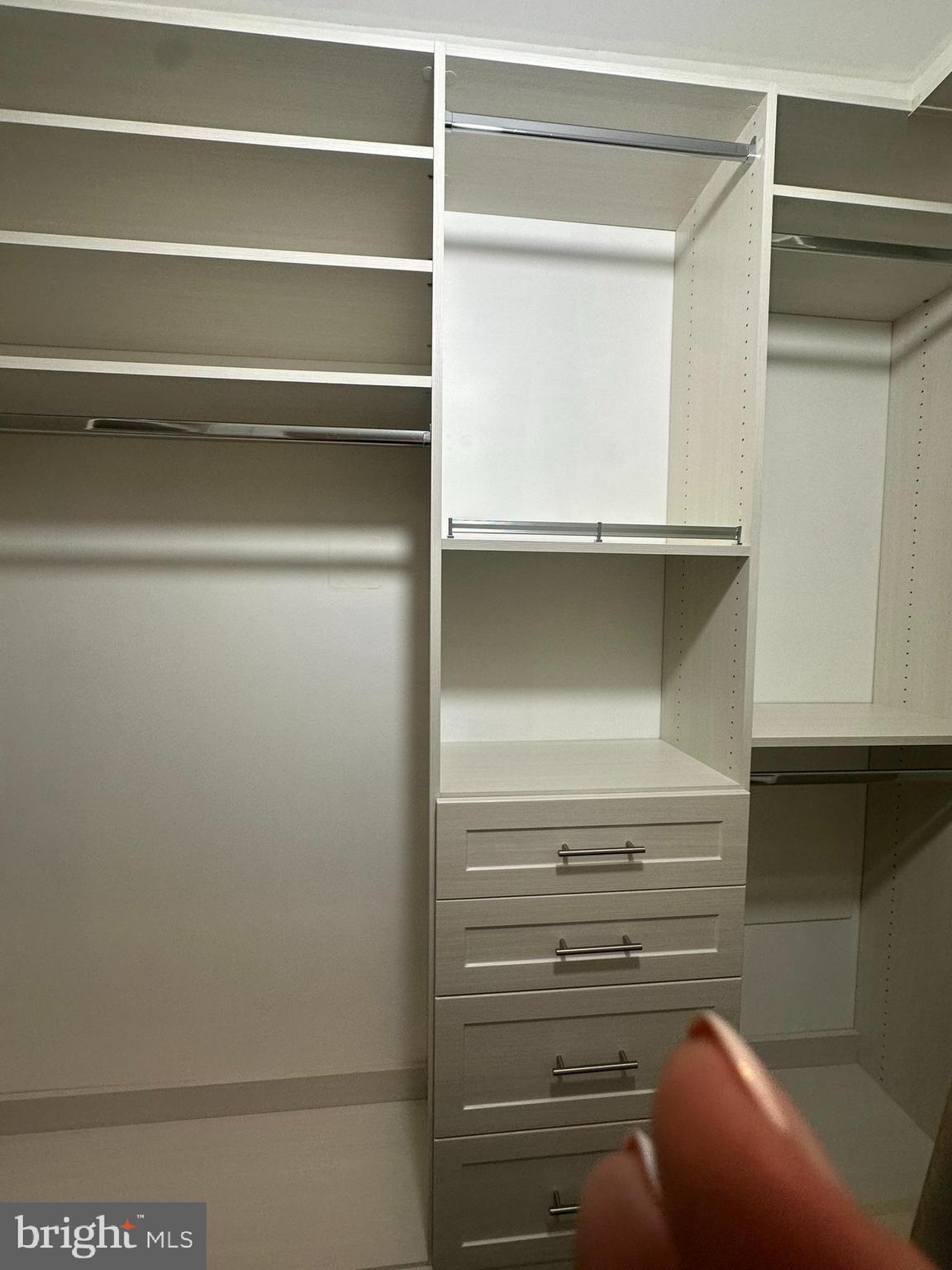 1852 3rd Street Northwest, Unit C Washington, DC 20001 - Photo 49 of 56 a view of walk in closet with empty racks