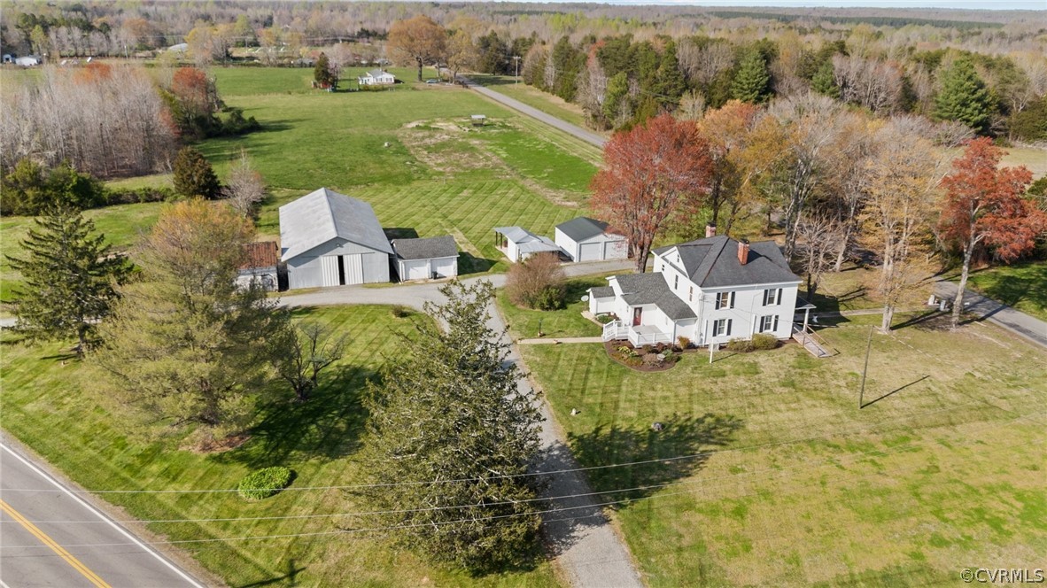 4851 Three Chopt Road Louisa, VA 23093 - Photo 4 of 39 an aerial view of residential houses with outdoor space and trees