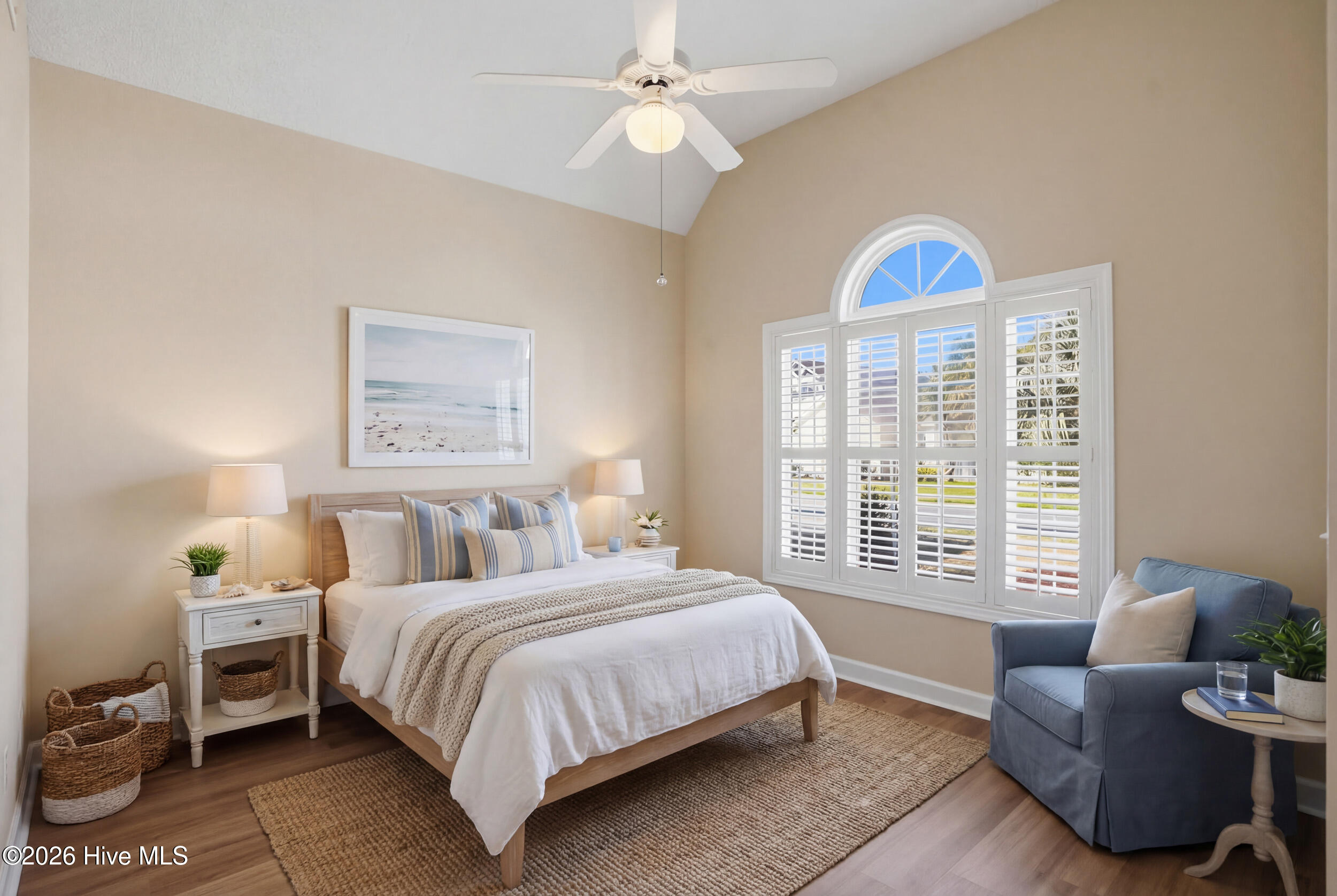 718 Sloop Pointe Lane Kure Beach, NC 28449 - Photo 26 of 70 Guest bedroom with high ceilings
