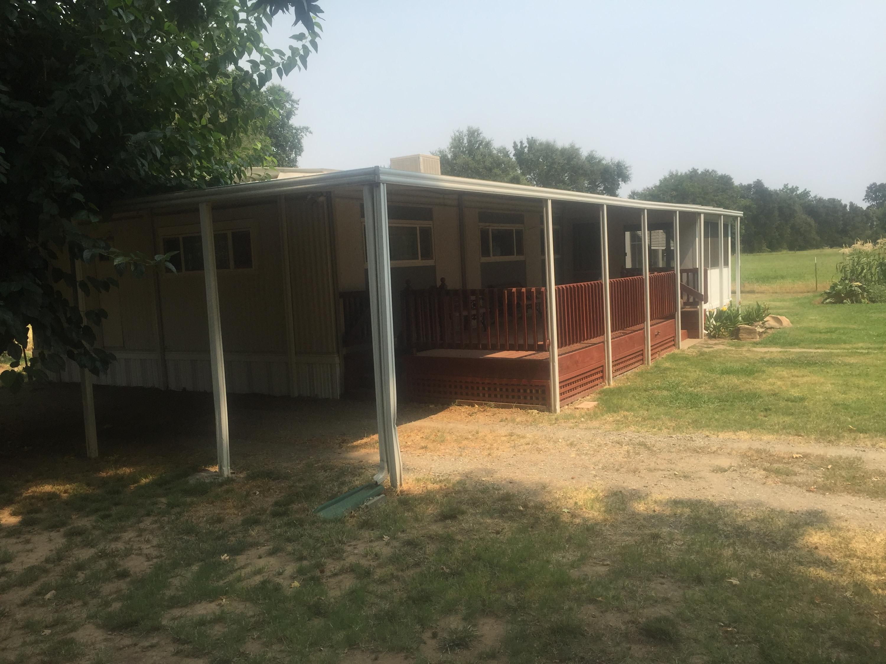 Attached carport