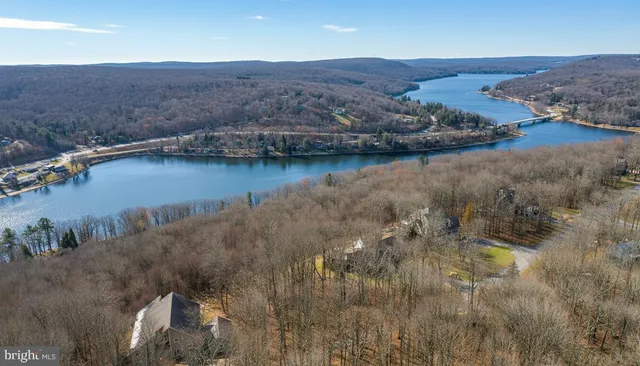 a view of a lake from a balcony