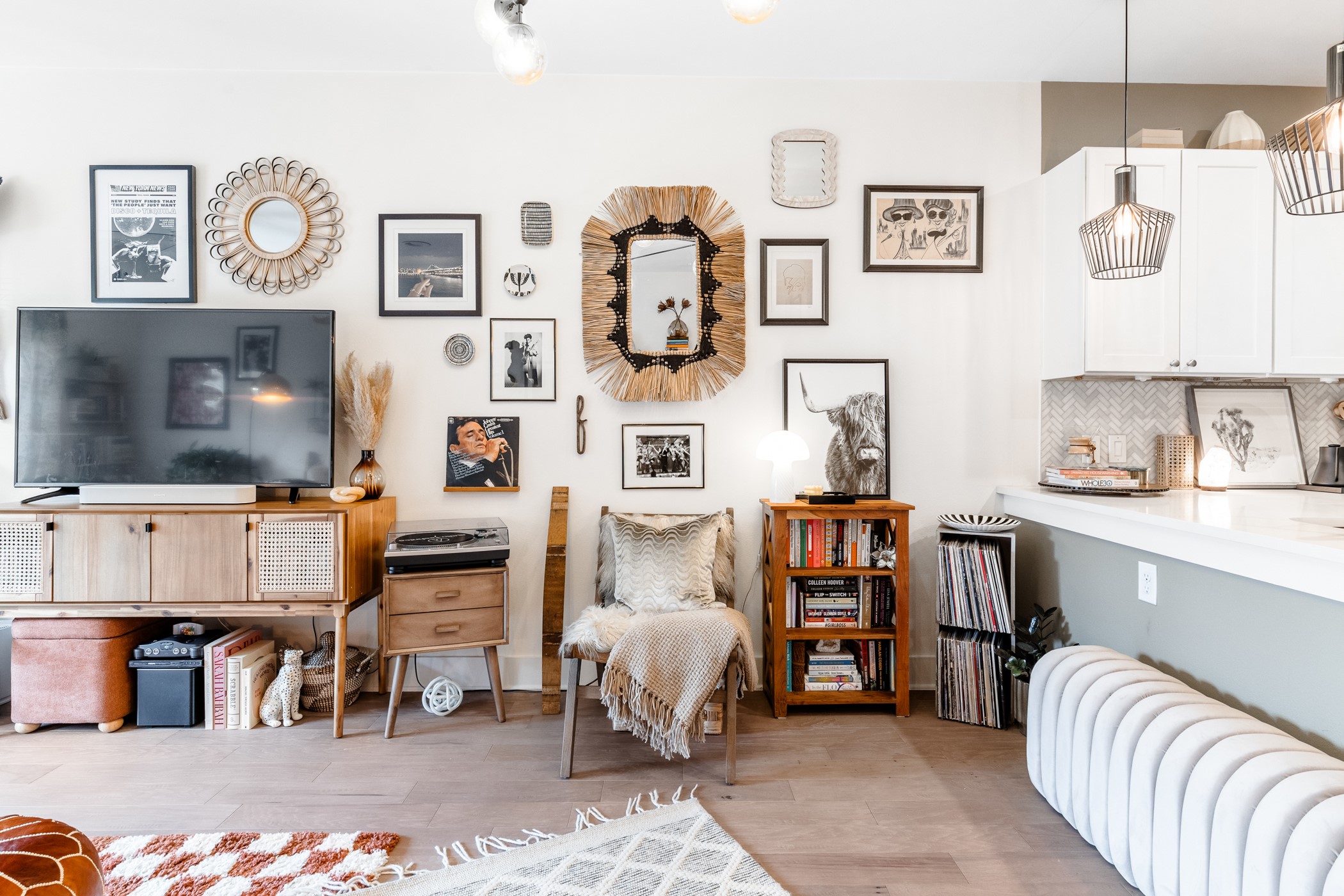 908 Nueces Street, Unit 24 Austin, TX 78701 - Photo 16 of 39 Flexible layout allows for a dining table or four stools at the kitchen counter—ideal for everyday living and entertaining.