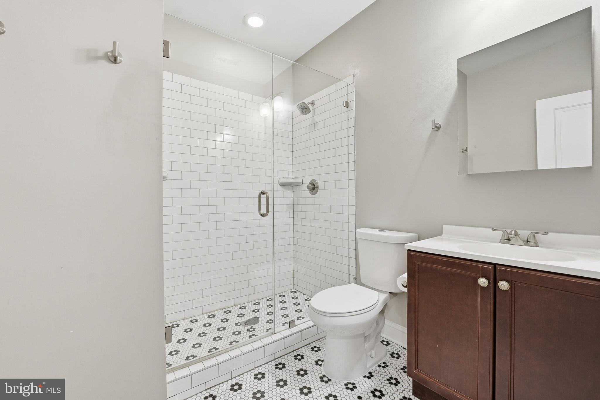 1018 13th Street Southeast, Unit 2 Washington, DC 20003 - Photo 8 of 10 a bathroom with a sink toilet and shower